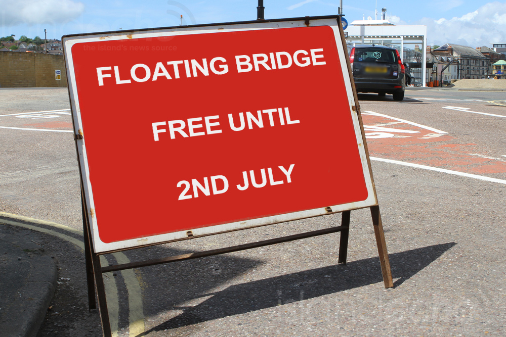 FLOATING BRIDGE TO BE SUSPENDED EVERY LOW TIDE