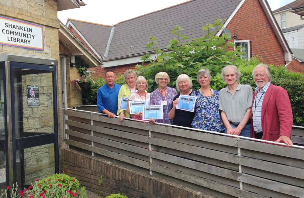 SHANKLIN COMMUNITY LIBRARY VOLUNTEERS RECOGNISED