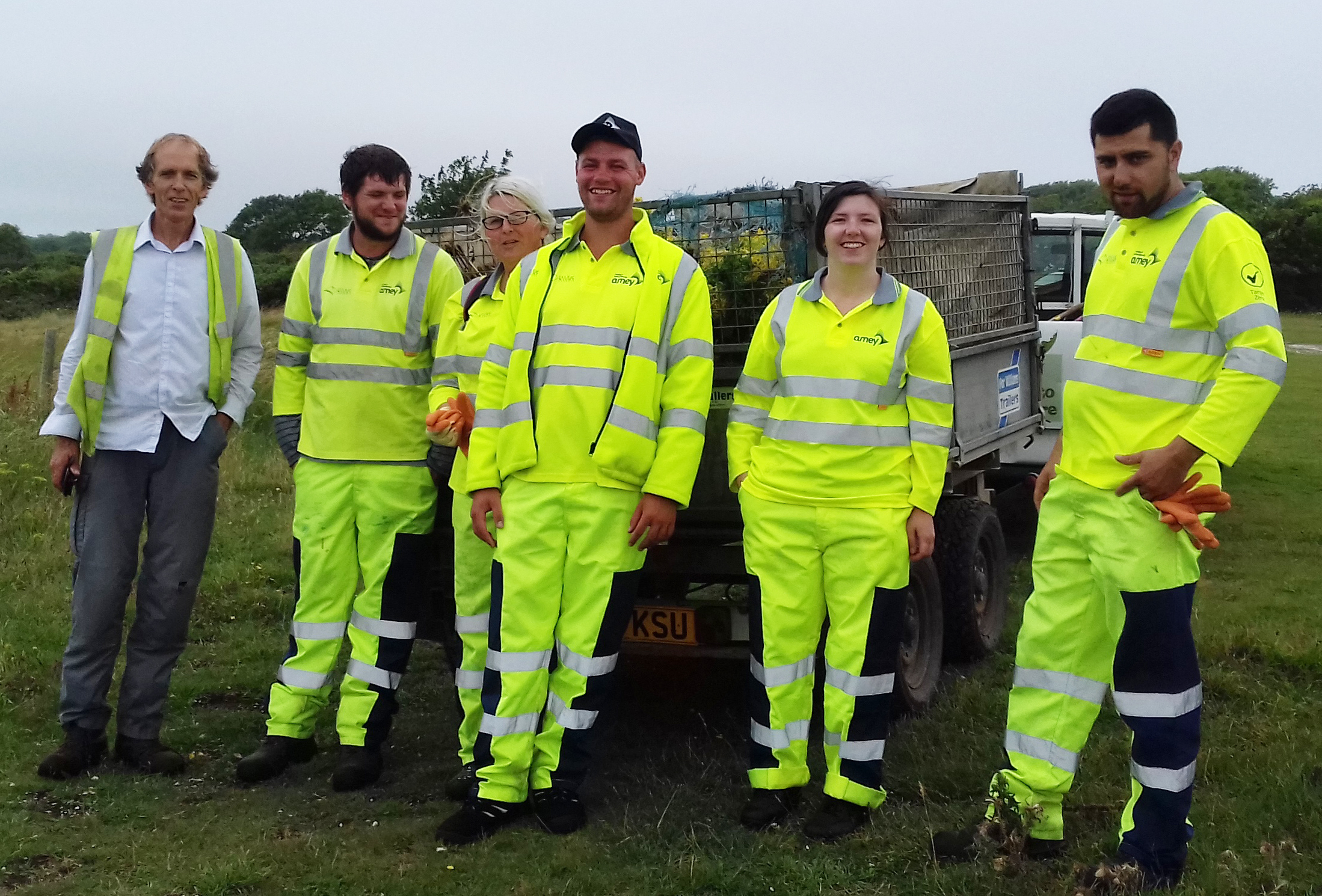 AMEY HELPS WEED OUT TROUBLESOME RAGWORT ON BRADING DOWN