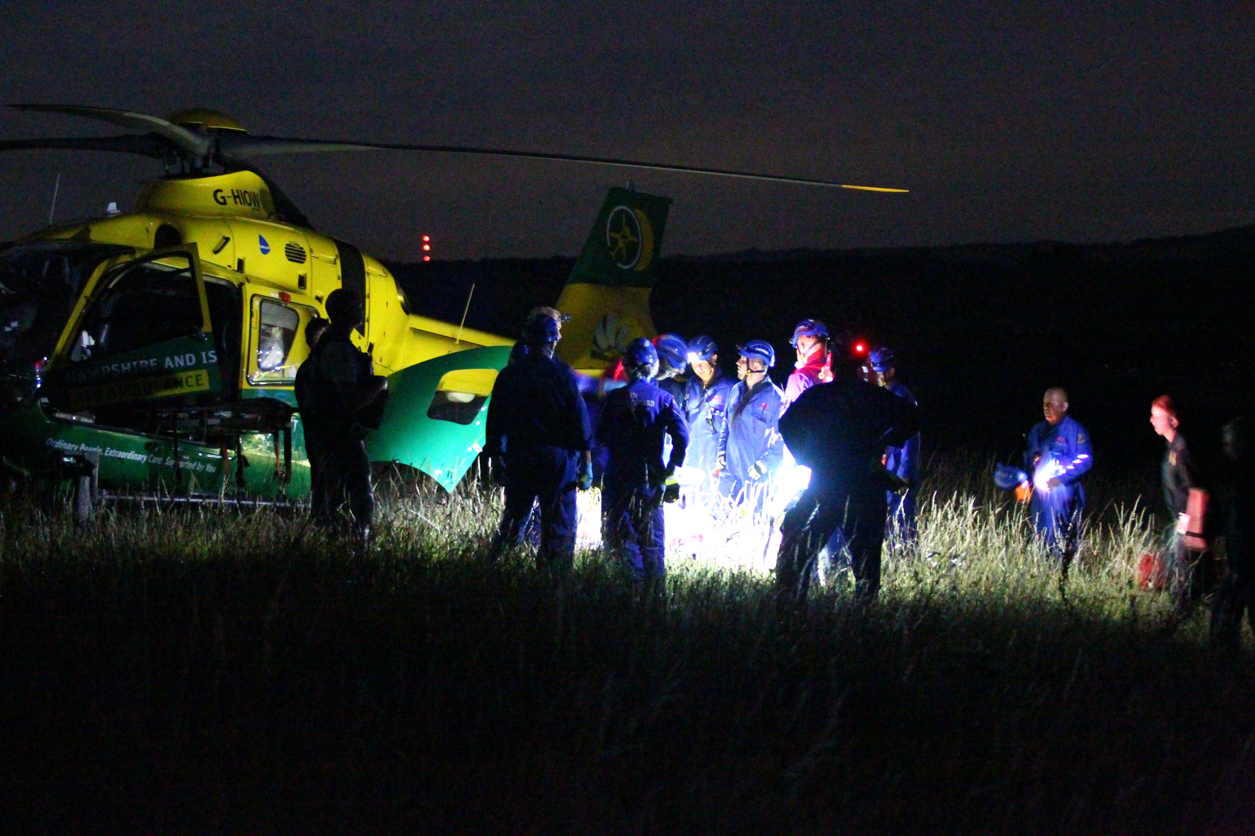 TEEN AIRLIFTED FROM FIELD FOLLOWING DRUG OVERDOSE