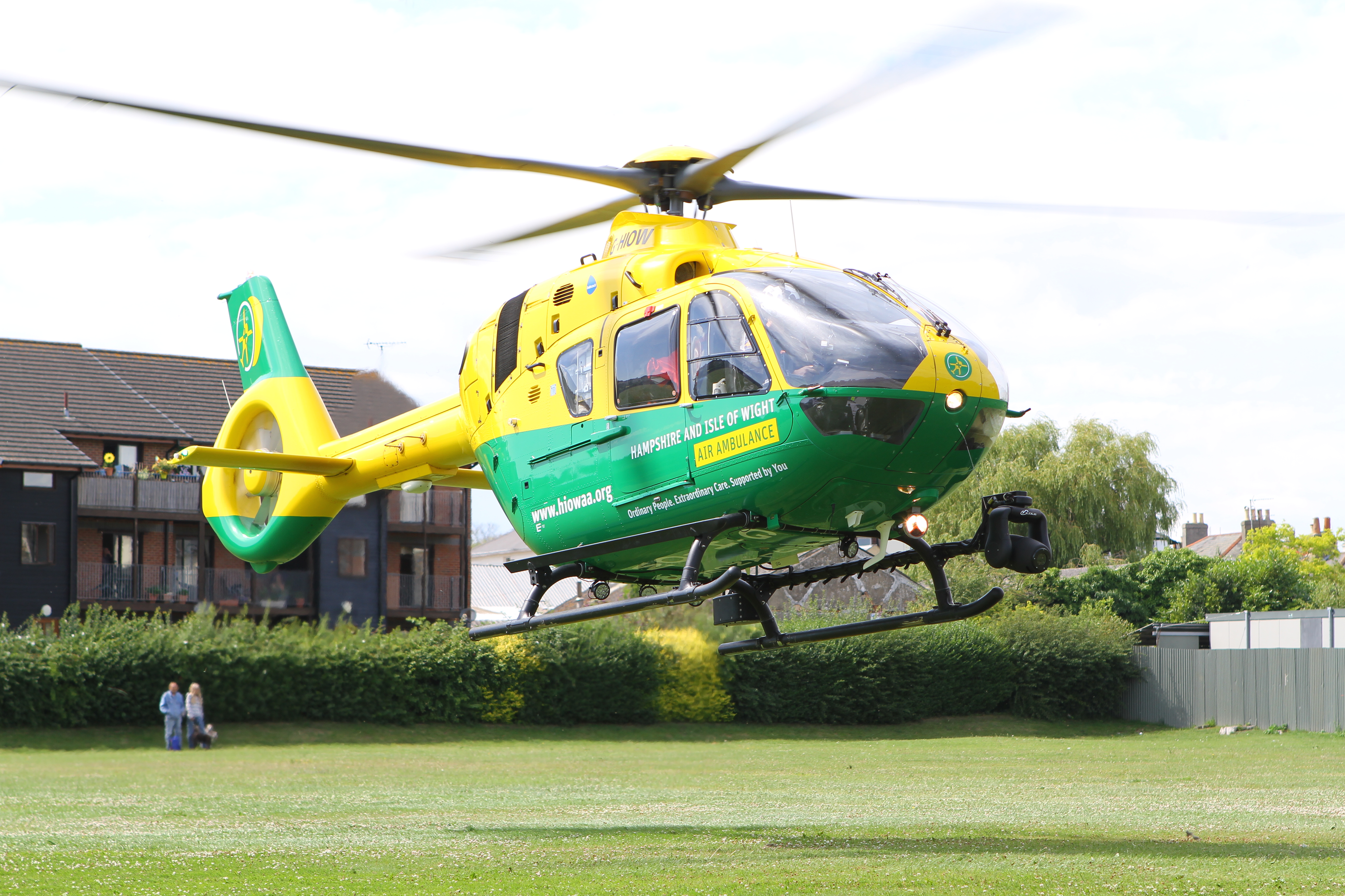 SIMEON STREET REC LANDING FOR AIR AMBULANCE
