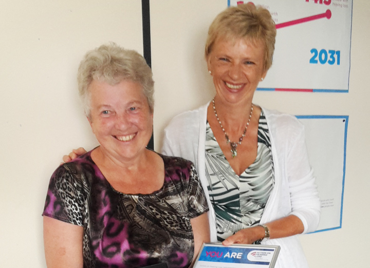 ISLAND WOMAN HONOURED FOR ENTHUSIASM AND DEDICATION
