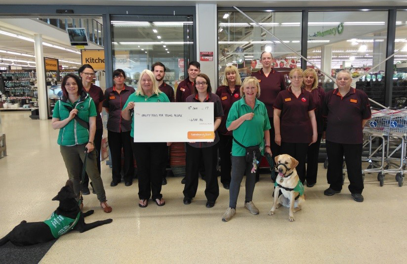 £4,500 RAISED FOR LOCAL CHARITY BY SAINSBURY’S NEWPORT