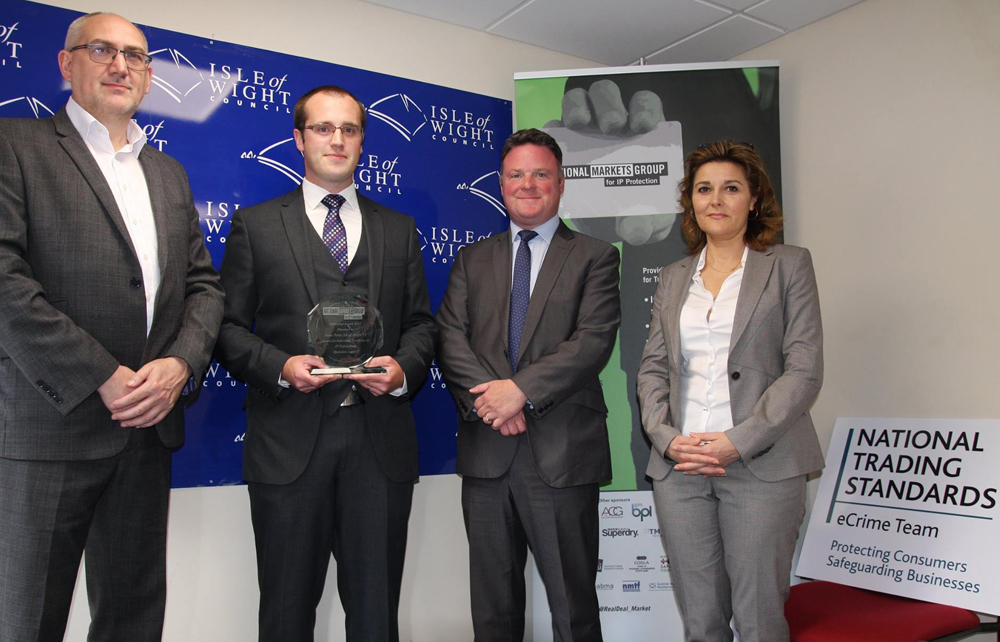 TOP AWARD FOR ISLE OF WIGHT TRADING STANDARDS INSPECTOR