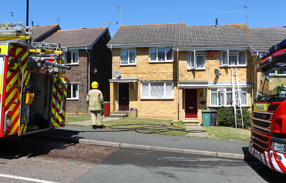 PROPERTY FIRE ON PEROWNE WAY