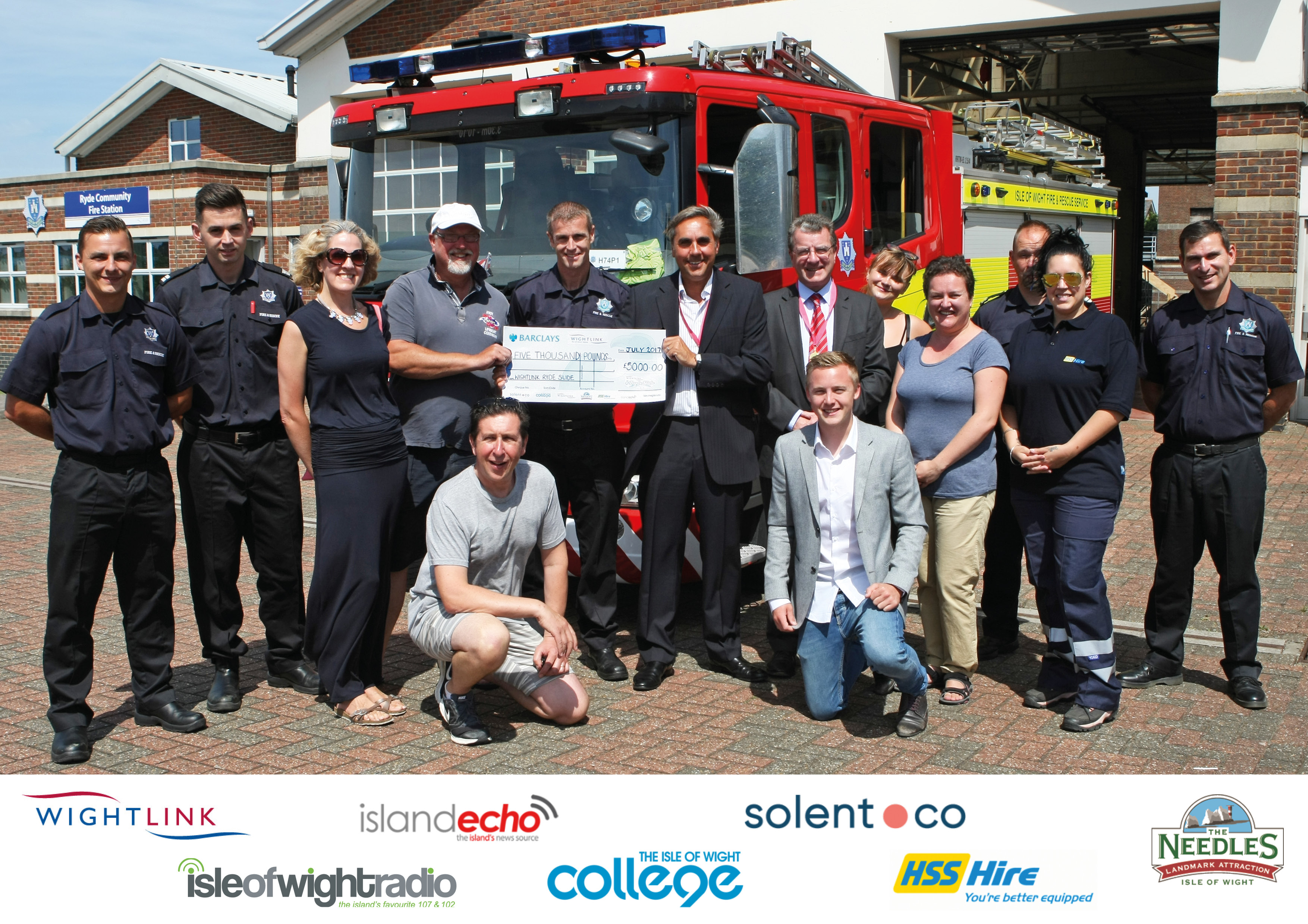 RYDE SLIDE RAISES RECORD BREAKING AMOUNT FOR LOCAL CHARITIES