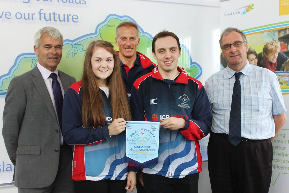ISLAND ATHLETES THANK FOUNDATION SPONSORS