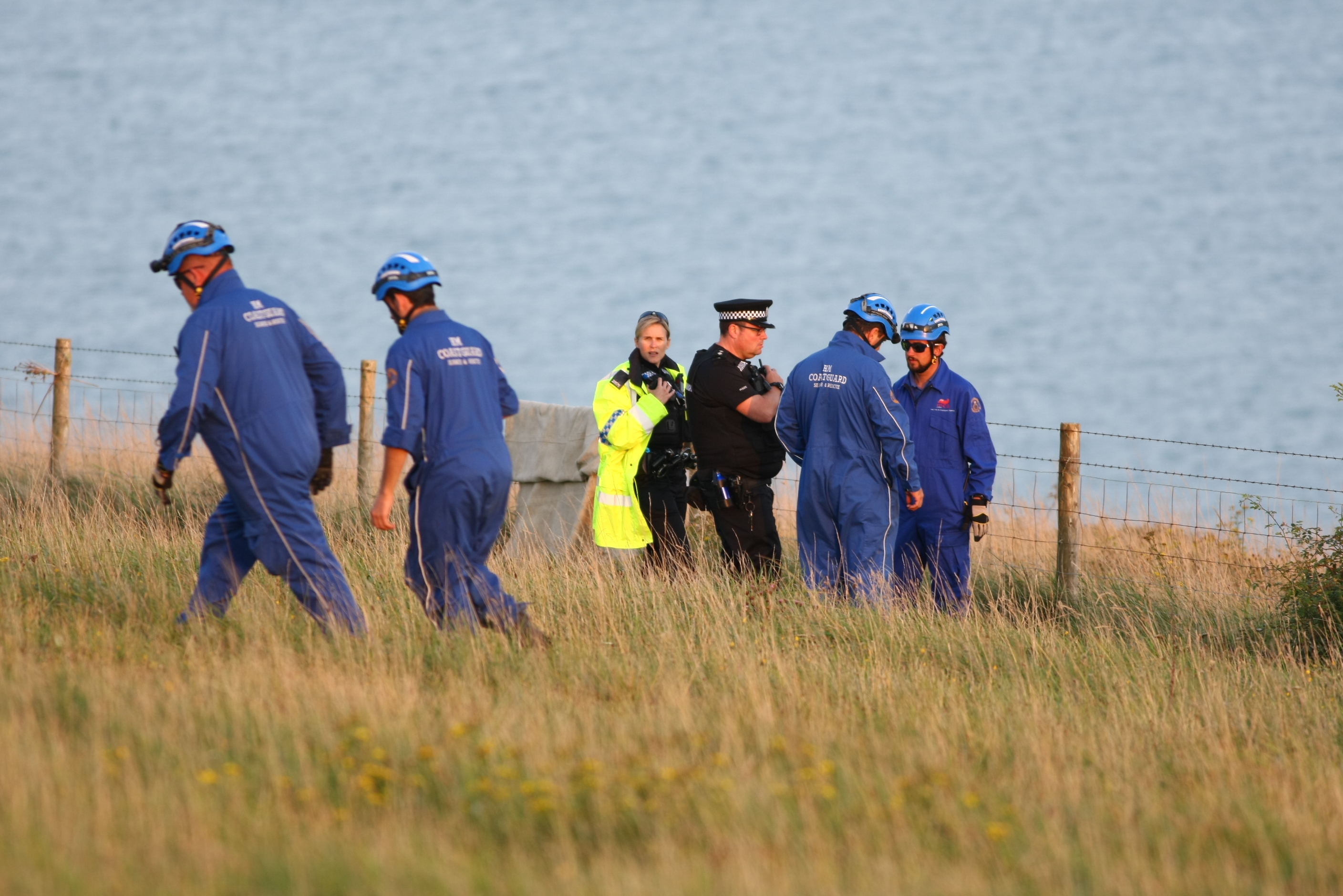 POLICE AND COASTGUARD IN CULVER MISSING PERSON SEARCH