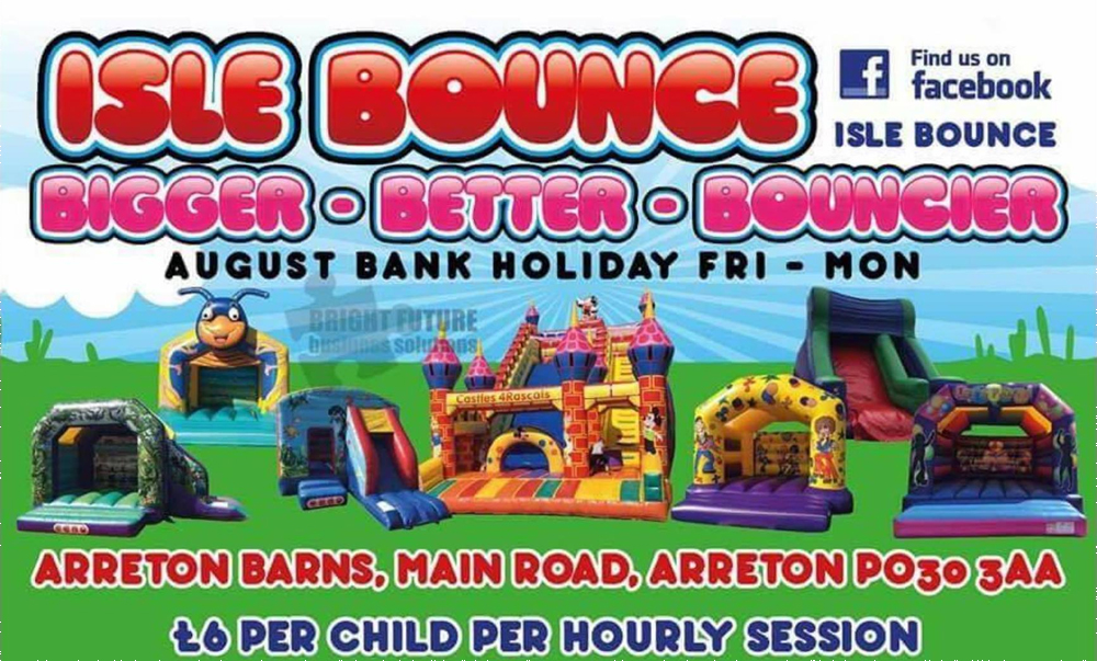 ‘ISLE BOUNCE’ RETURNS THIS BANK HOLIDAY BIGGER, BETTER AND BOUNCIER