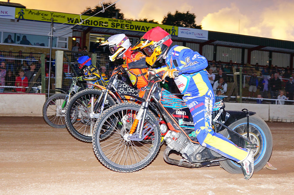 LAST RACE WOBBLE FOR THE WARRIORS