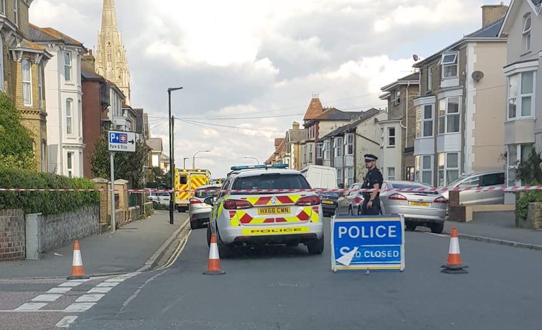 CRASH CLOSES RYDE ROAD