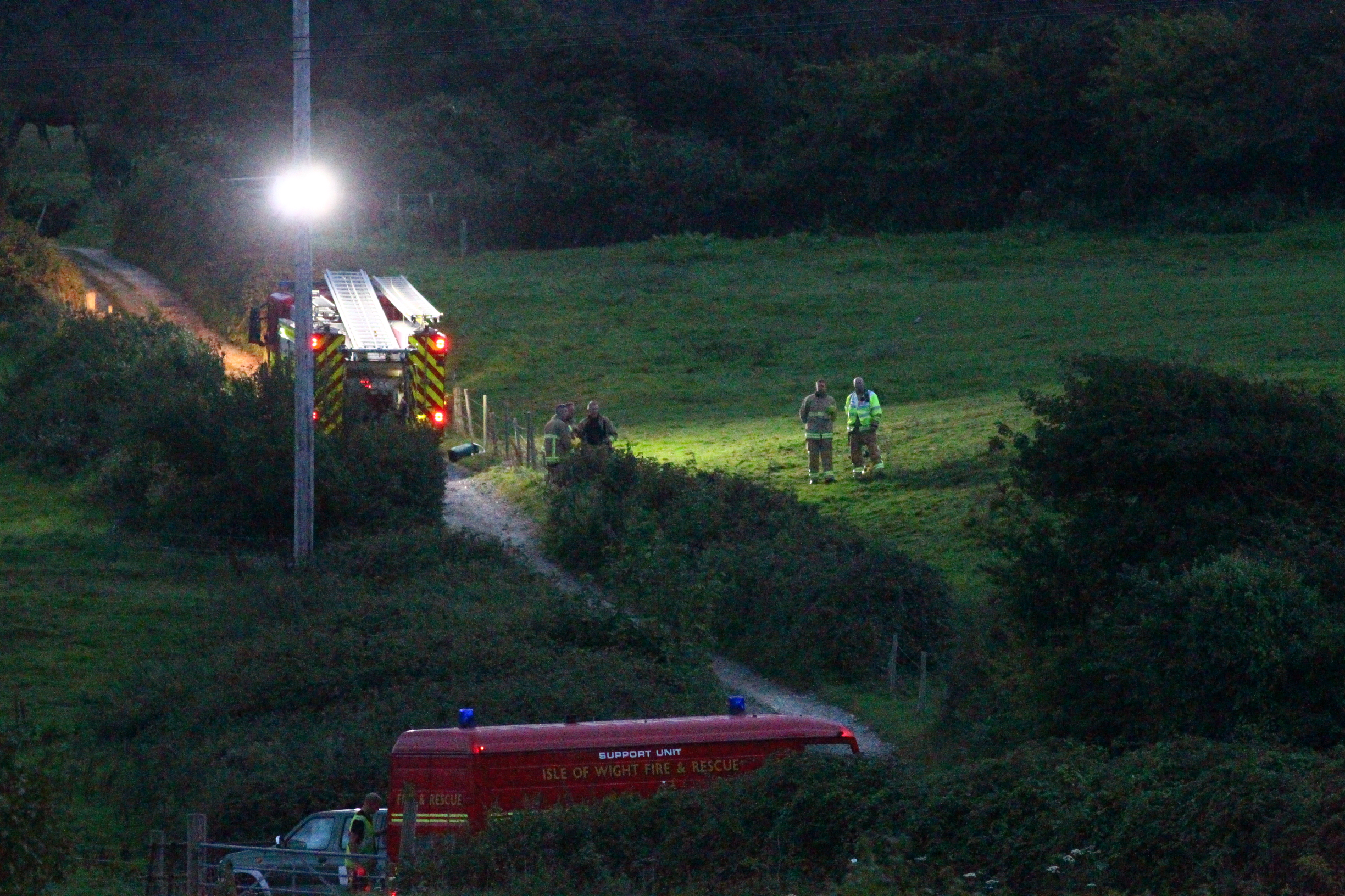 FIRE SERVICE CALLED TO RESCUE HORSE NEAR WROXALL