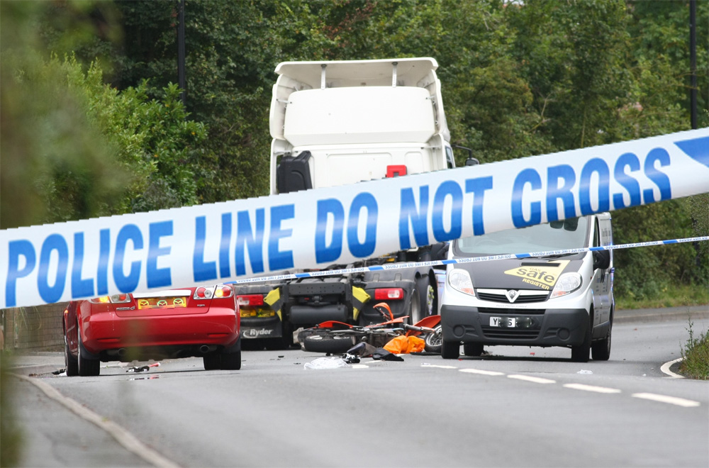WITNESS APPEAL AS MOTORCYCLIST SUFFERS LIFE-THREATENING INJURIES