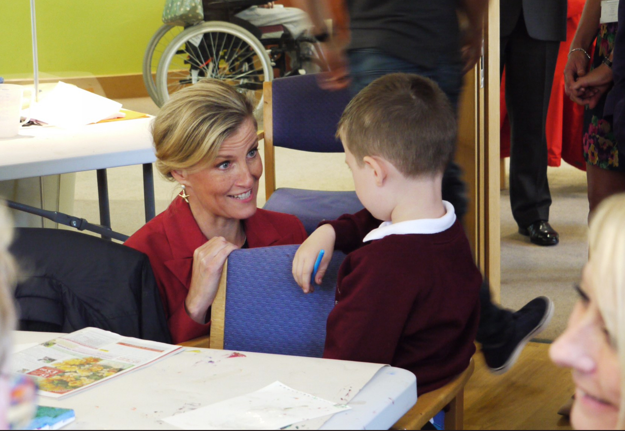 COUNTESS OF WESSEX VISITS THE ISLAND