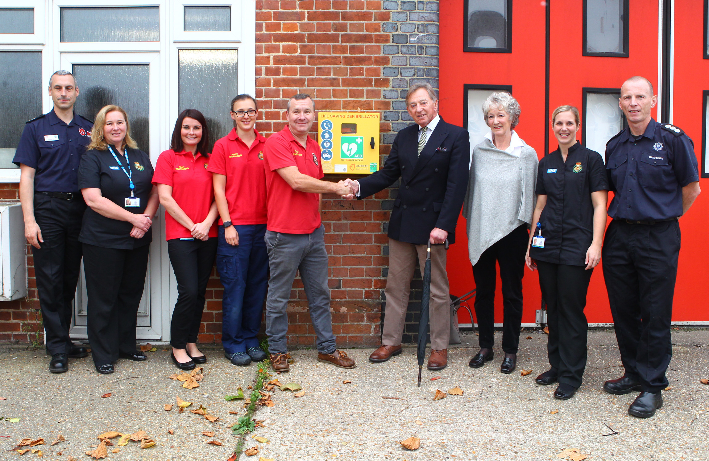 CARDIAC ARREST SURVIVOR REUNITED WITH FIRST RESPONDER ON RESTART A HEART DAY