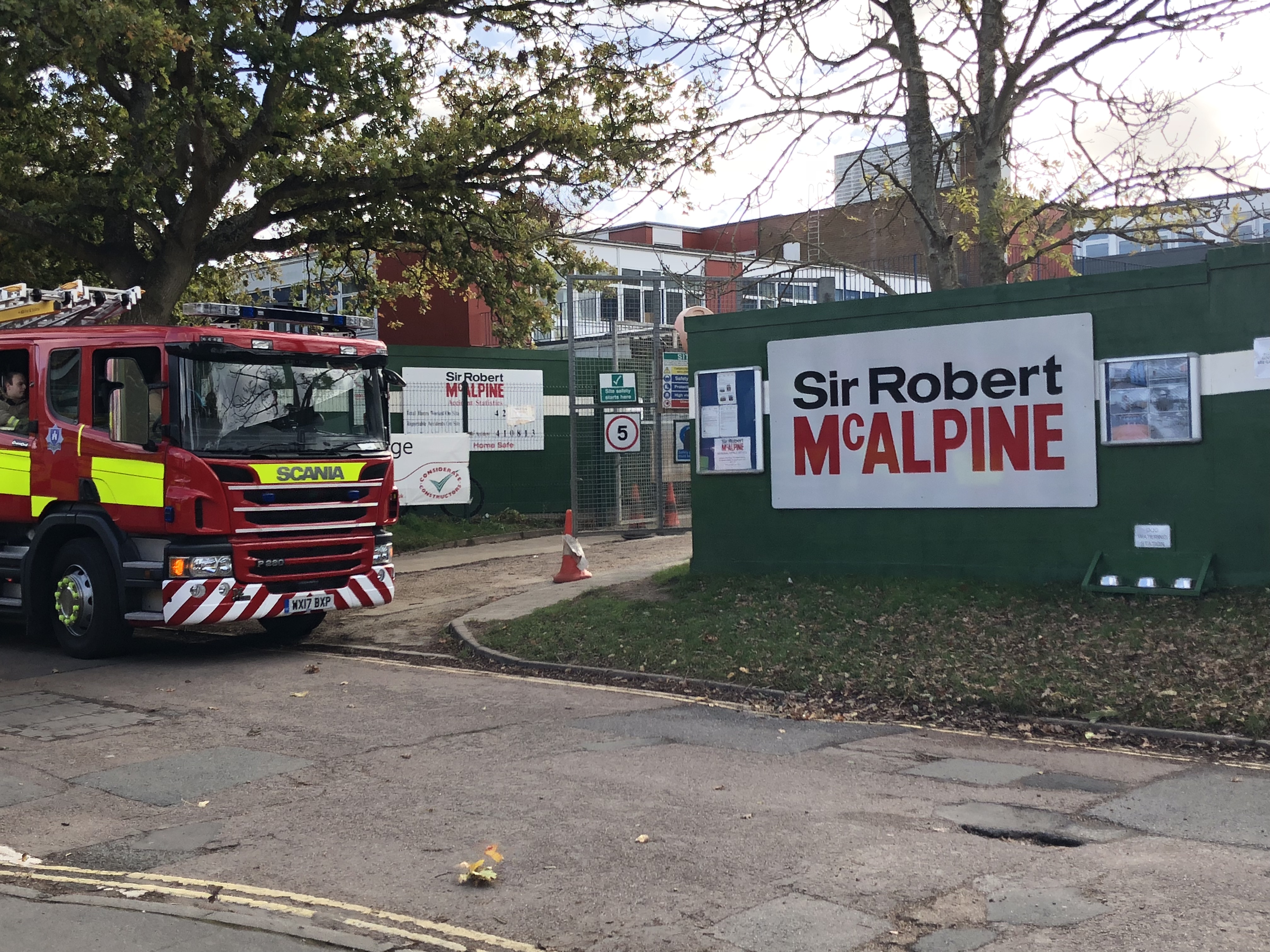 LIFT RESCUE AT NEW SCHOOL BUILDING