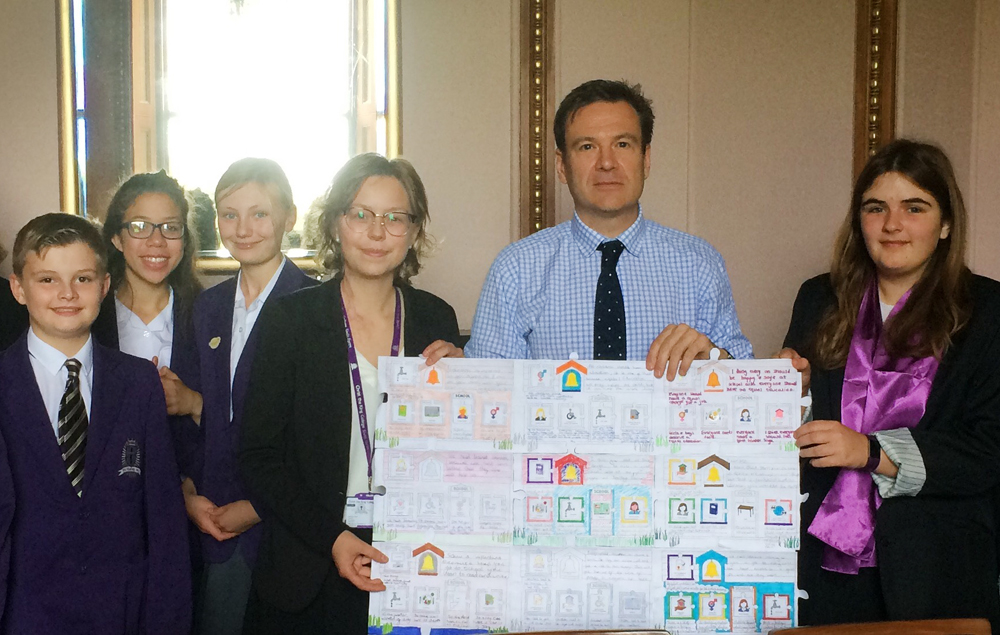 MP DISCUSSES ‘SEND MY FRIEND TO SCHOOL’ CAMPAIGN WITH STUDENTS
