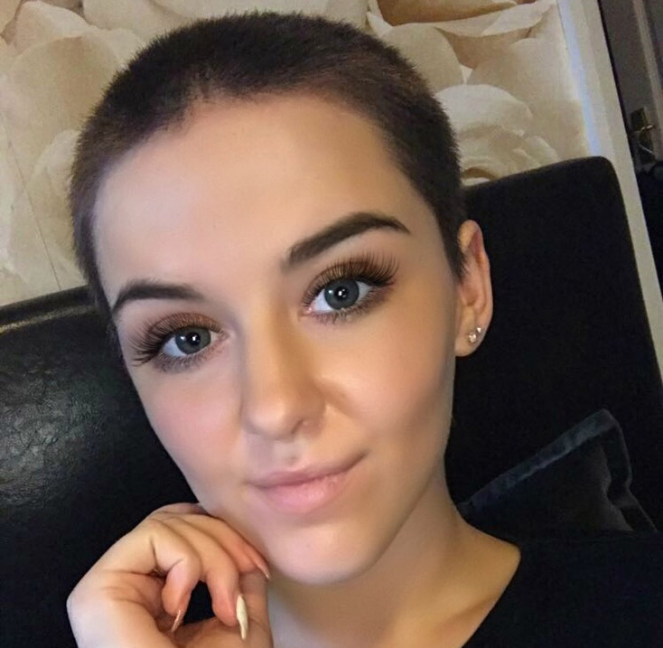 BRAVE RACHEL’S HEAD SHAVE IN NAN’S MEMORY