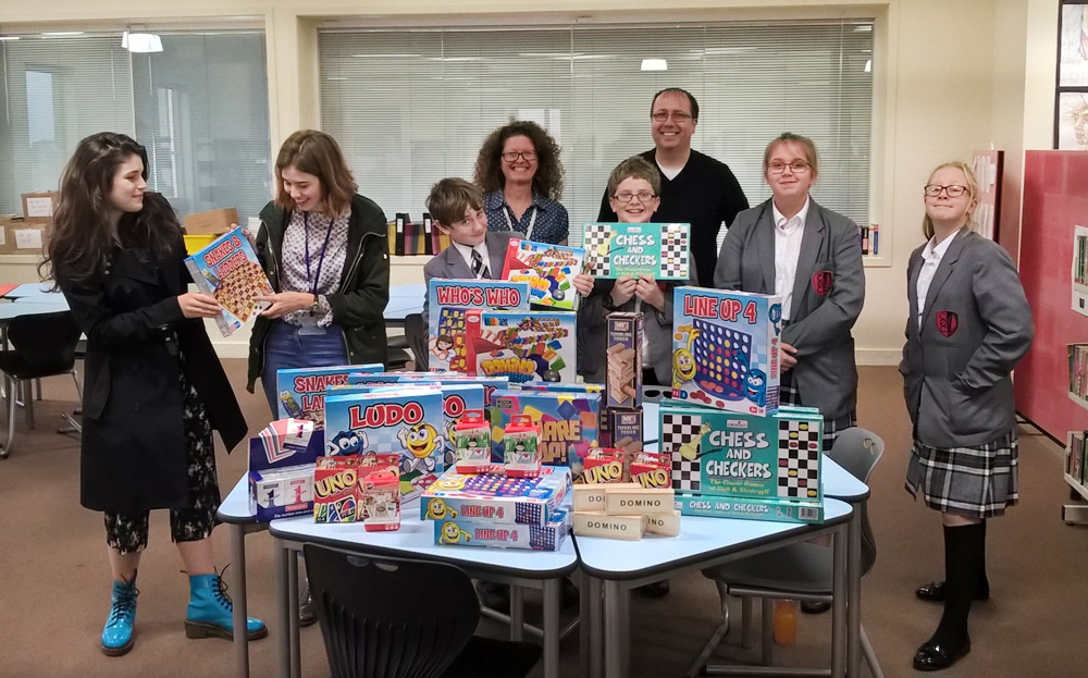 LOCAL COMPANY OFFERS HELP IN REQUEST FOR NEW GAMES