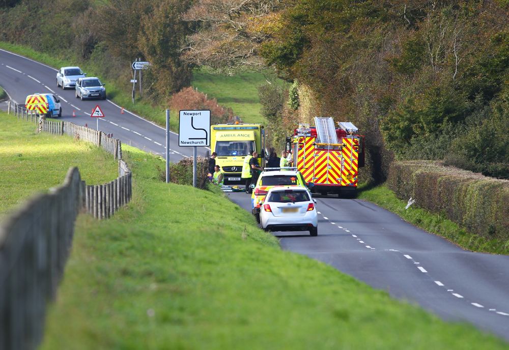 CRASH CLOSES DOWNS AT KNIGHTON