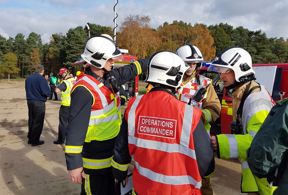 ISLAND FIRE OFFICERS JOIN HAMPSHIRE IN TERRORIST ATTACK TRAINING