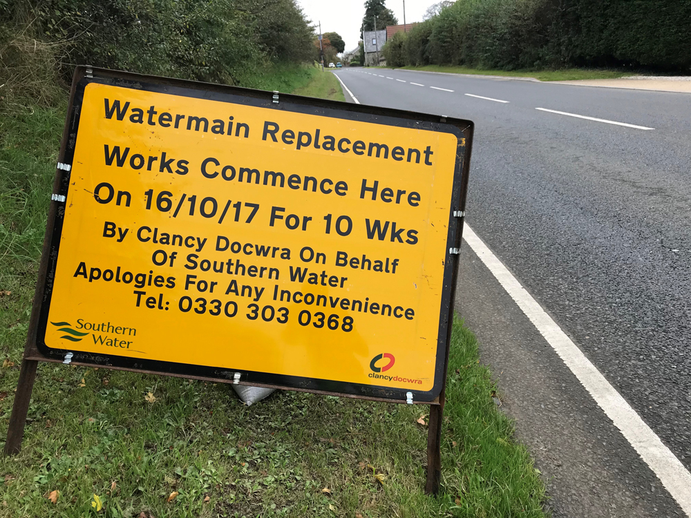 WATER MAIN RENEWAL SCHEME TO BEGIN IN WHITWELL