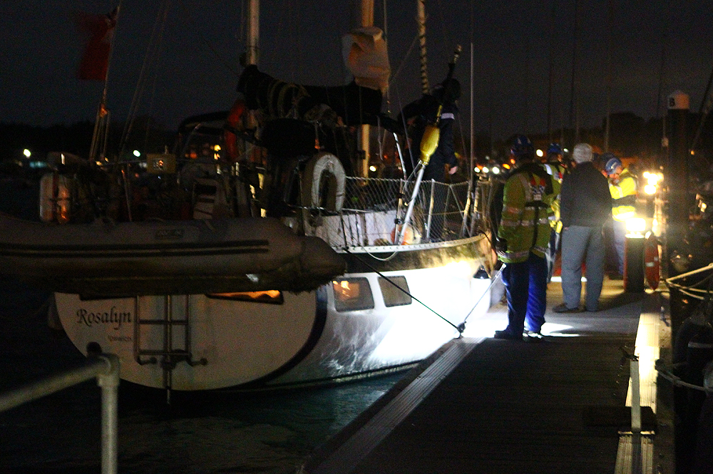 SECOND RESCUE FOR YACHT ROSALYN