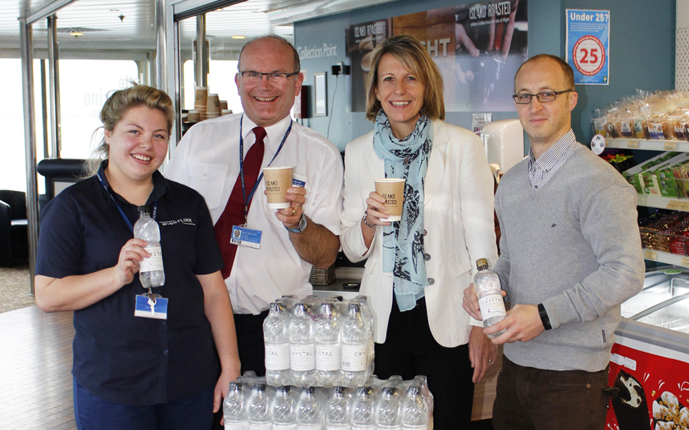 ISLE OF WIGHT FOOD AND DRINK PROVES A HIT WITH WIGHTLINK CUSTOMERS