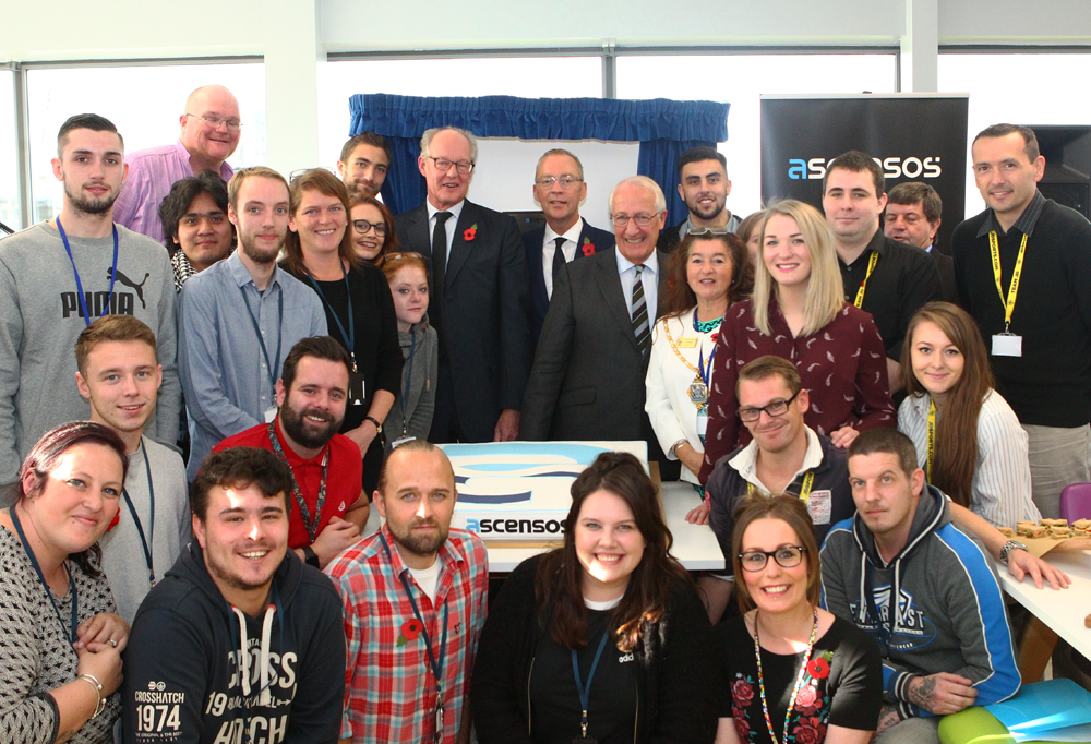 LORD-LIEUTENANT OFFICIALLY OPENS ASCENSOS CONTACT CENTRE
