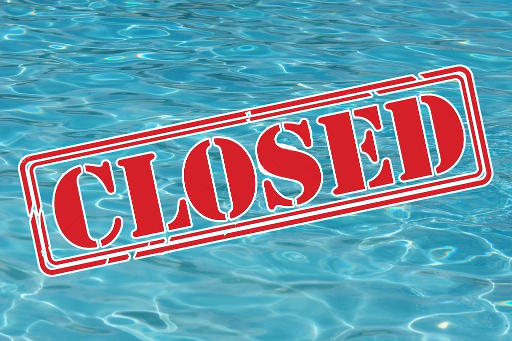 SWIMMERS LEFT HIGH AND DRY AS POOL EMPTIES ITSELF OVERNIGHT