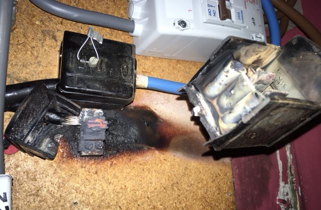 FIRE SERVICE ISSUE WARNING TO CHECK WIRING AFTER NITON FIRE