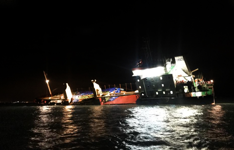 ISLAND LIFEBOATS CONTINUE TO PROVIDE COVER FOR RUSSIAN CARGO SHIP