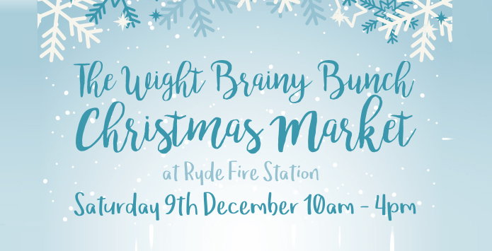 FESTIVE INVITATION TO WIGHT BRAINY BUNCH CHRISTMAS MARKET