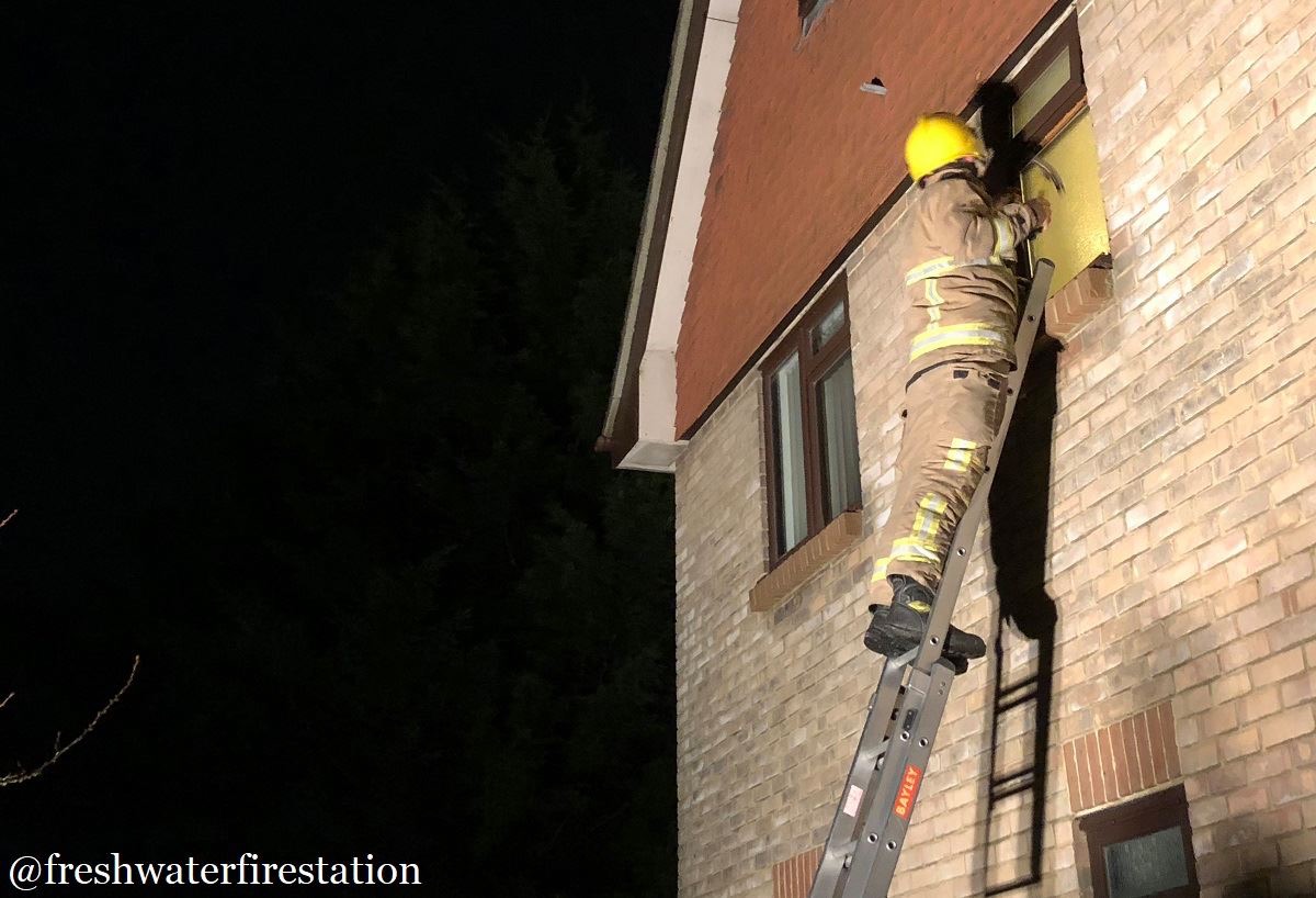 FRESHWATER FIREFIGHTERS RESCUE MOTHER AND CHILD