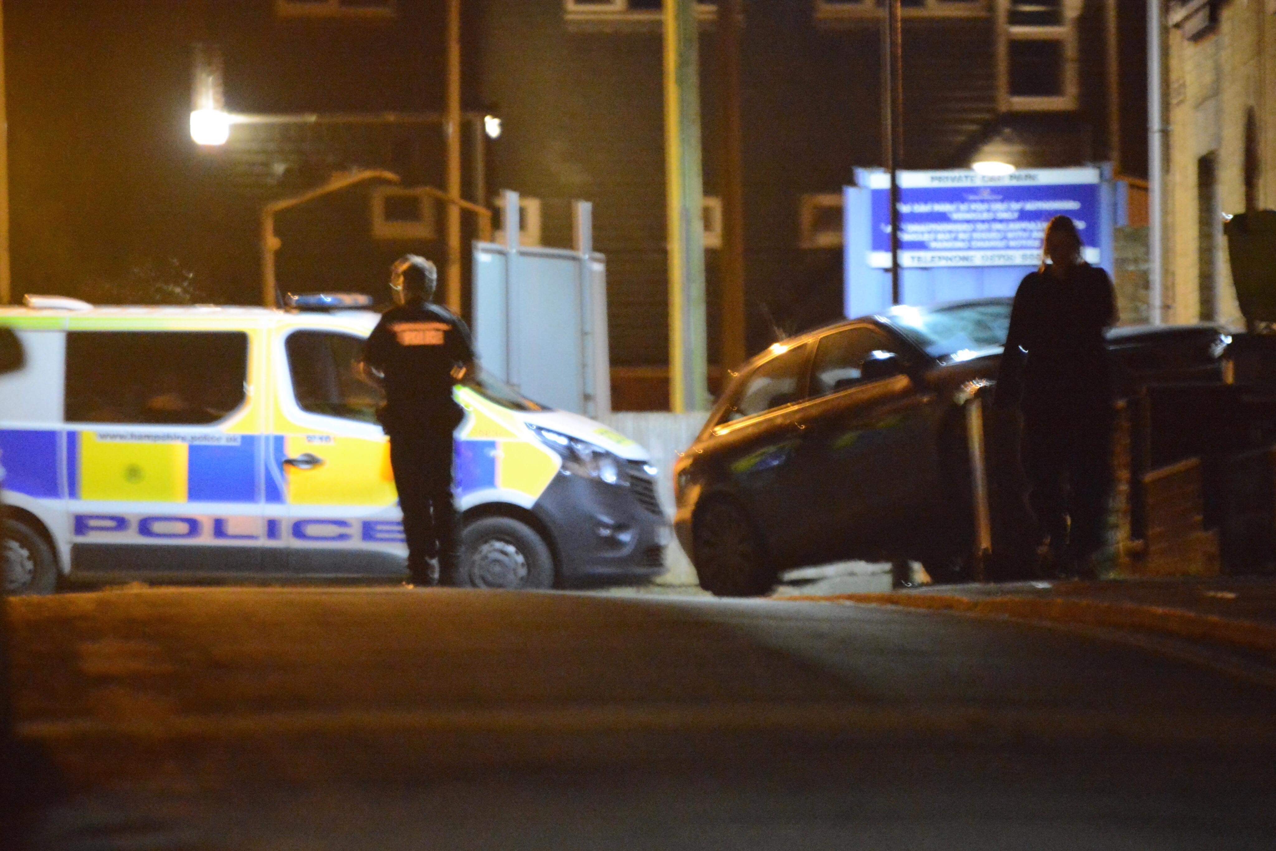 CAR CRASHES INTO PROPERTY WALL IN NEWPORT