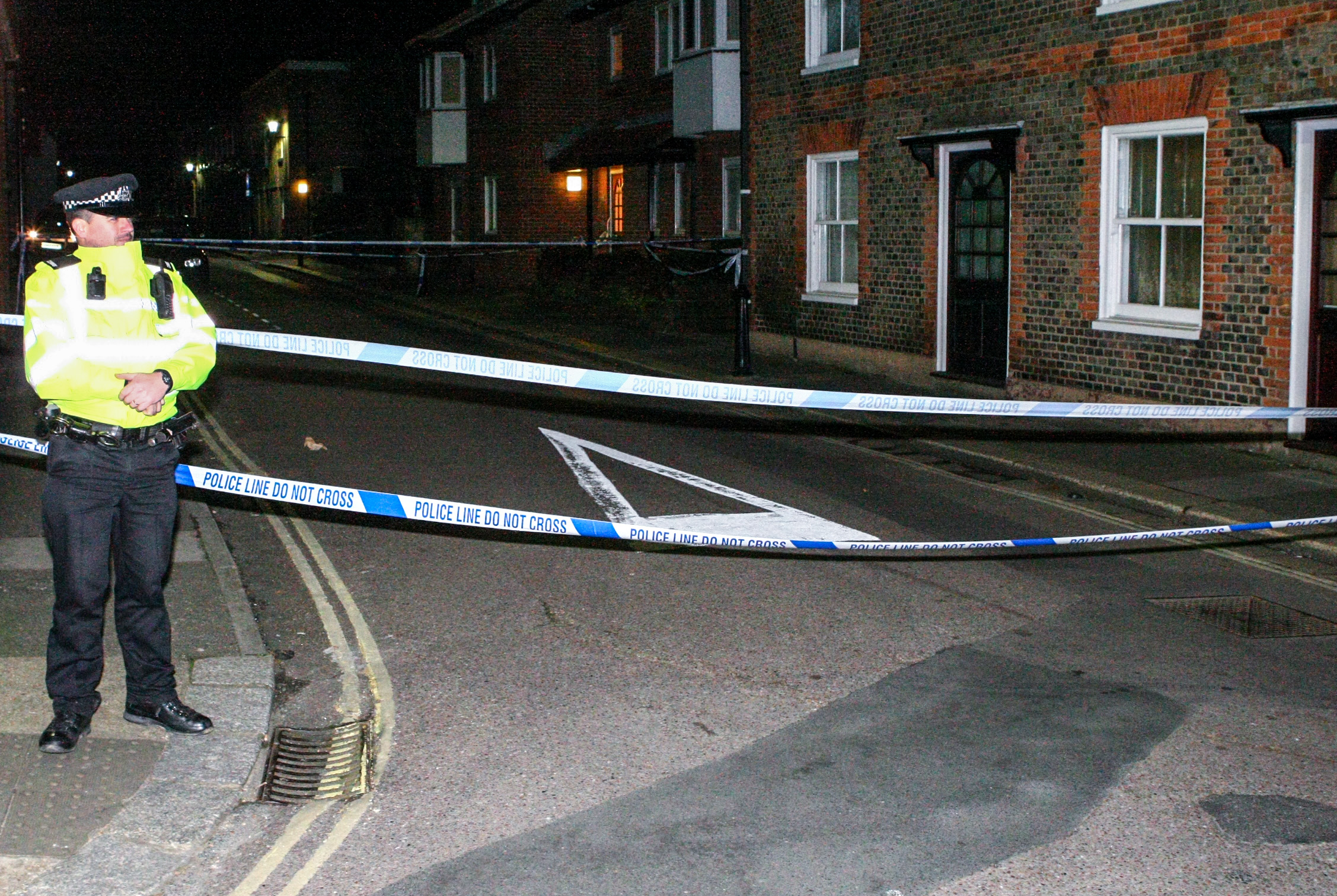 CROCKER STREET CORDONED OFF BY POLICE