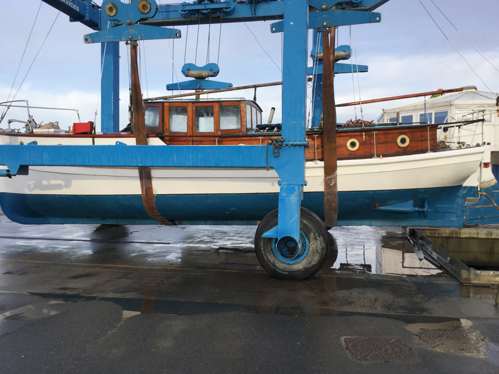 HISTORIC BOAT BACK ON THE WATER AFTER MORE THAN 20 YEARS