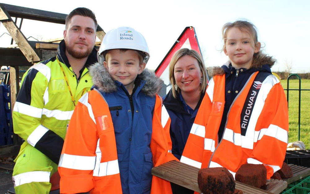 ISLAND ROADS HELPS OUT AT HUNNYHILL