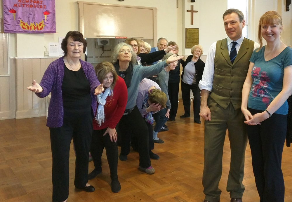 BOB SEELY MAKES A VISIT TO ISLAND CHARITY’S DANCEMAKERS SESSION