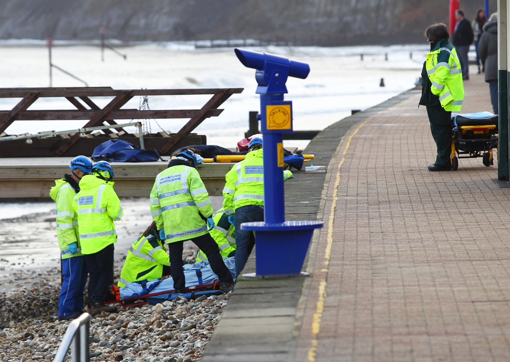 ‘PERSON IN THE WATER’ RESCUE AT SHANKLIN