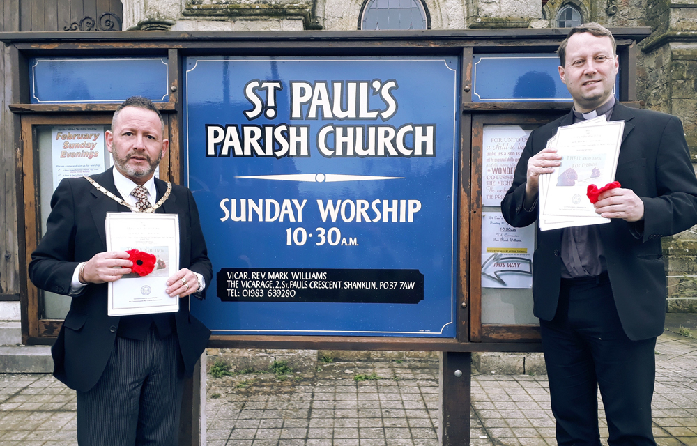 ST PAUL’S REMEMBERS SHANKLIN’S FALLEN 45