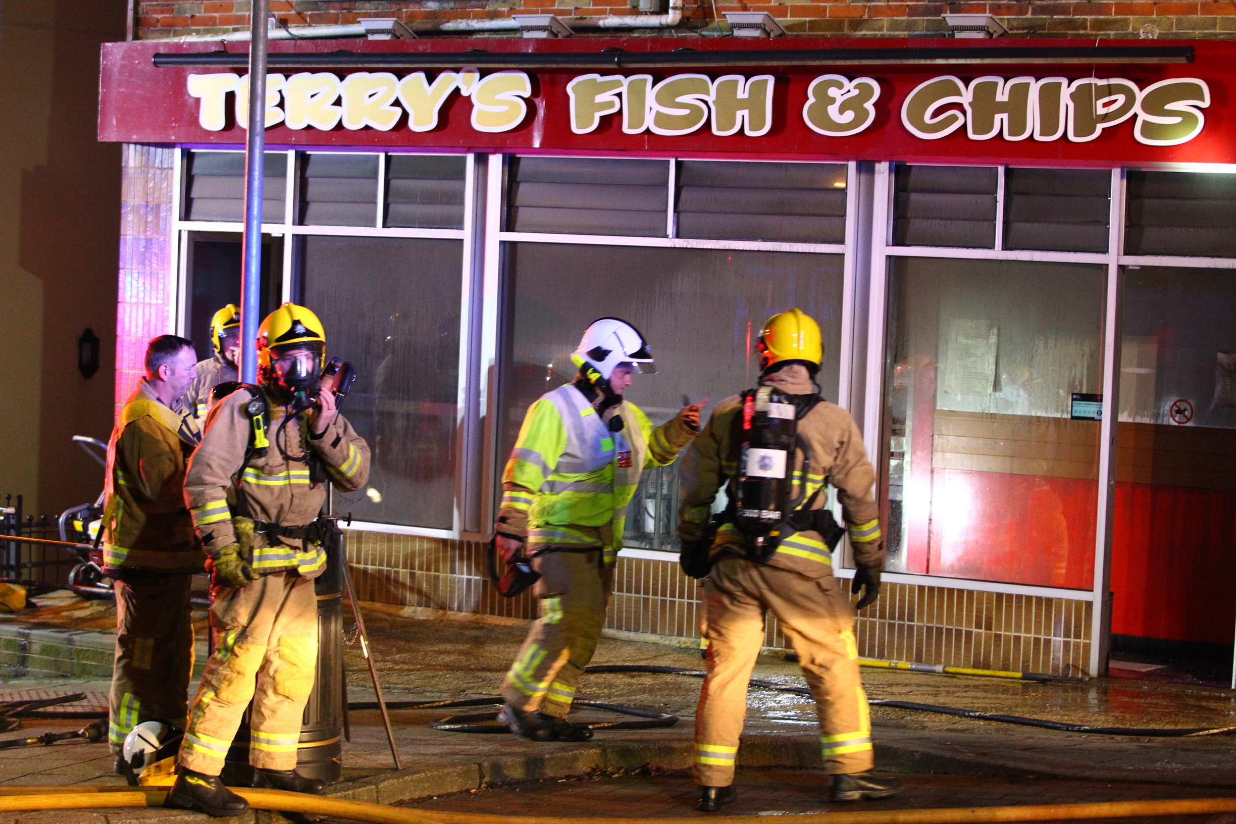 CHIP SHOP FIRE BREAKS OUT IN WOOTTON
