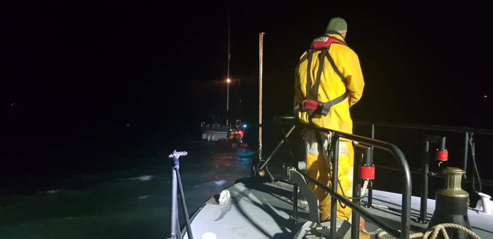 TRAINING TURNS INTO A REAL RESCUE FOR YARMOUTH LIFEBOAT