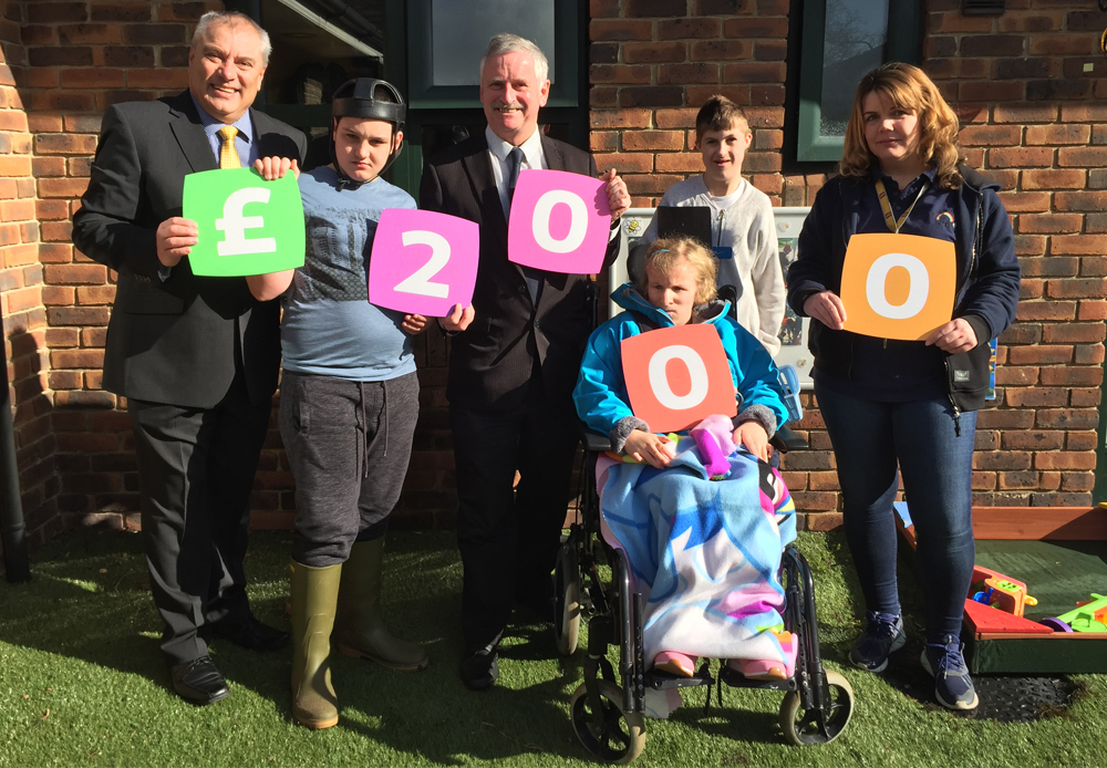 SOCIETY MEMBERS’ SMALL CHANGE MAKES A BIG DIFFERENCE TO RESPITE CHARITY