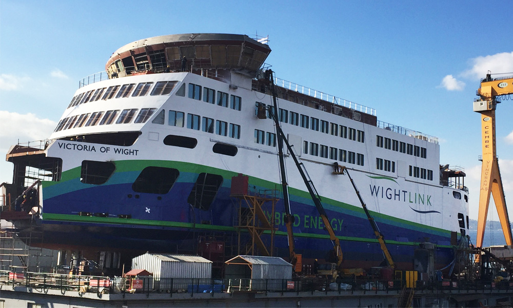 WIGHTLINK’S VICTORIA OF WIGHT TO BE LAUNCHED ON WEDNESDAY