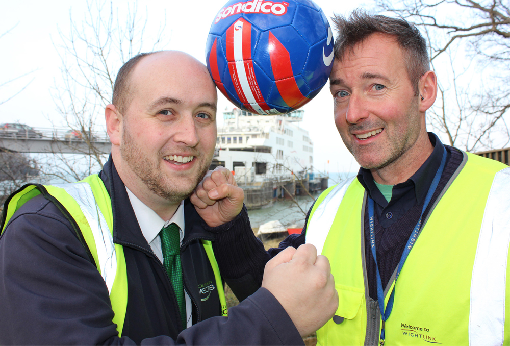 WIGHTLINK TO TAKE ON SOUTHERN VECTIS IN CHARITY FOOTBALL MATCH