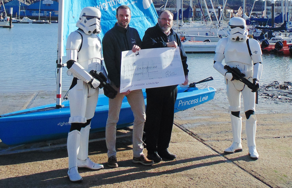 WIGHTFIBRE CHARITY STAR WARS PREMIERE RAISES OVER £4,500