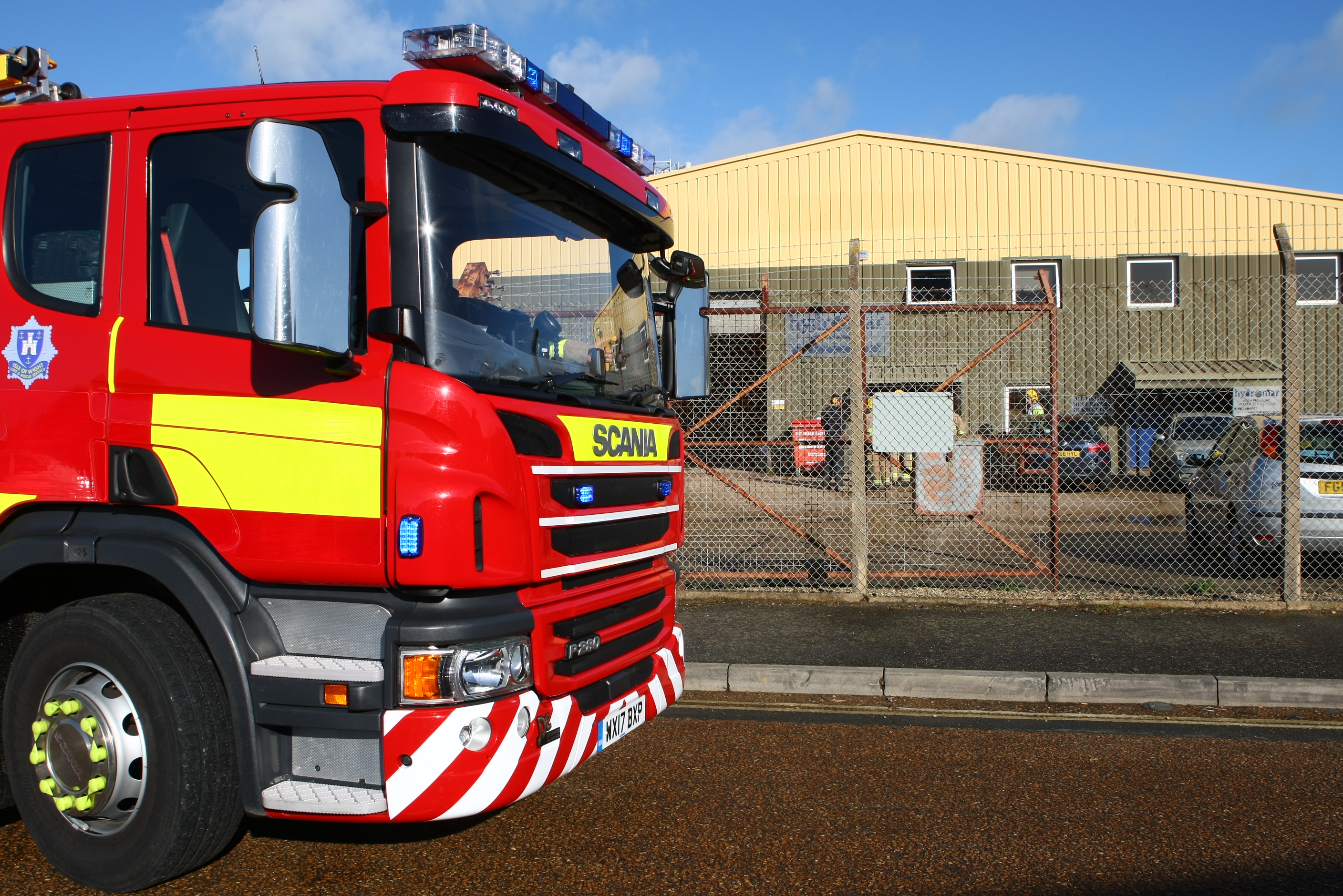 FIRE SERVICE CALLED TO SANDOWN FACTORY