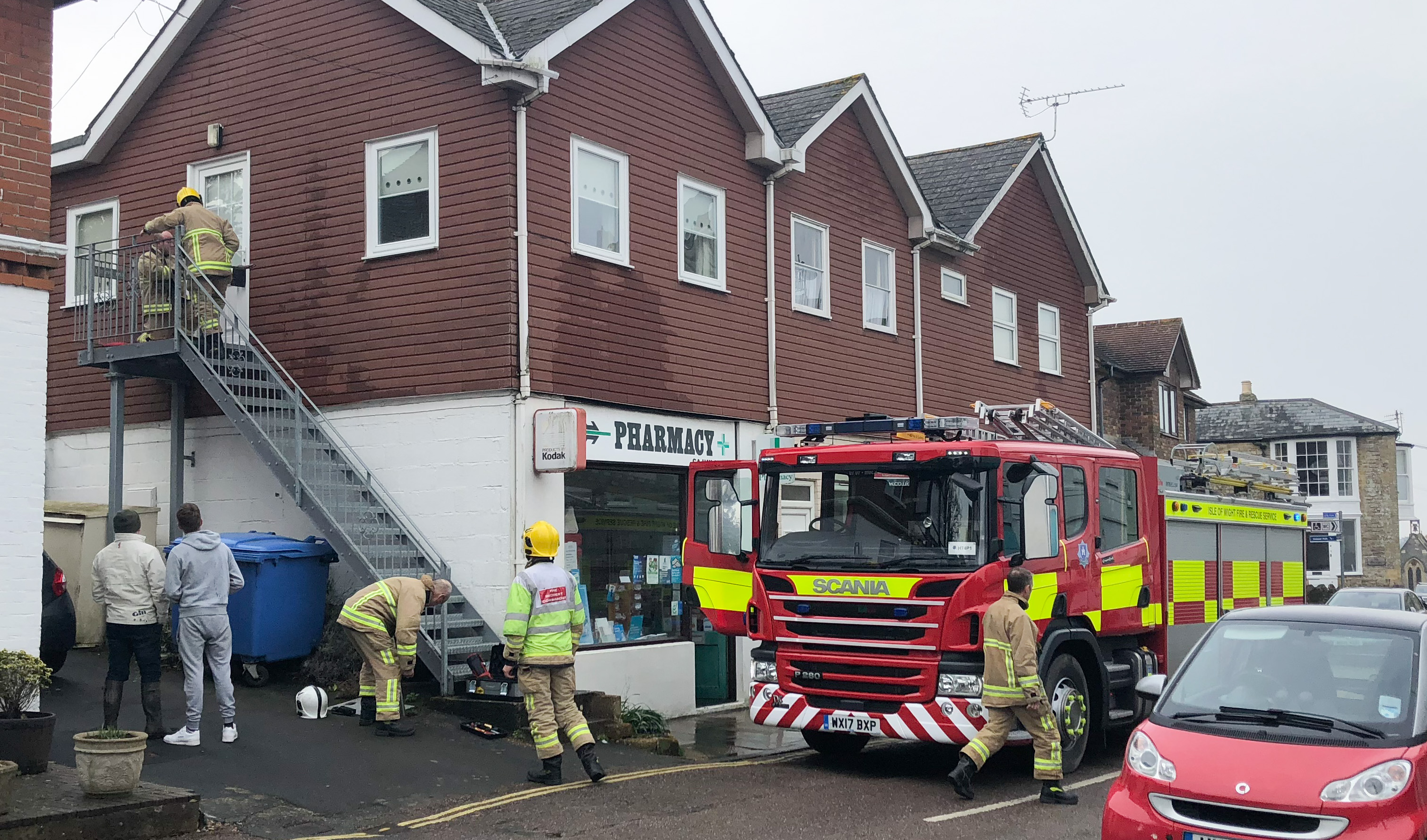 FIREFIGHTERS CALLED TO FLOODED PHARMACY
