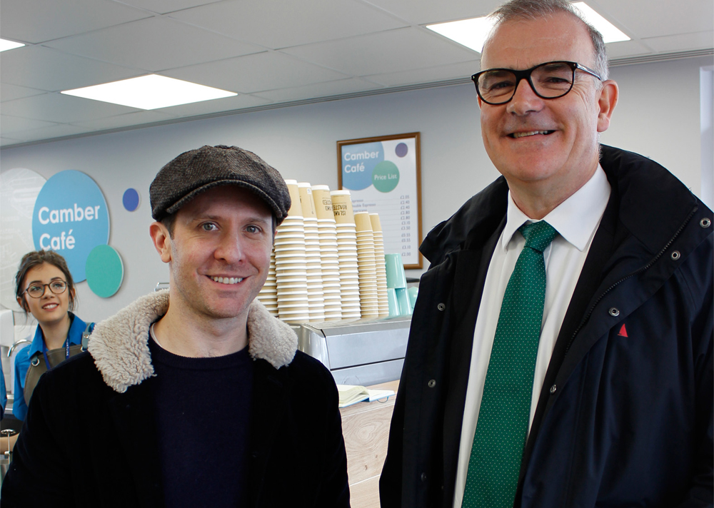 WIGHTLINK’S CAMBER CAFÉ IS OPEN FOR BUSINESS